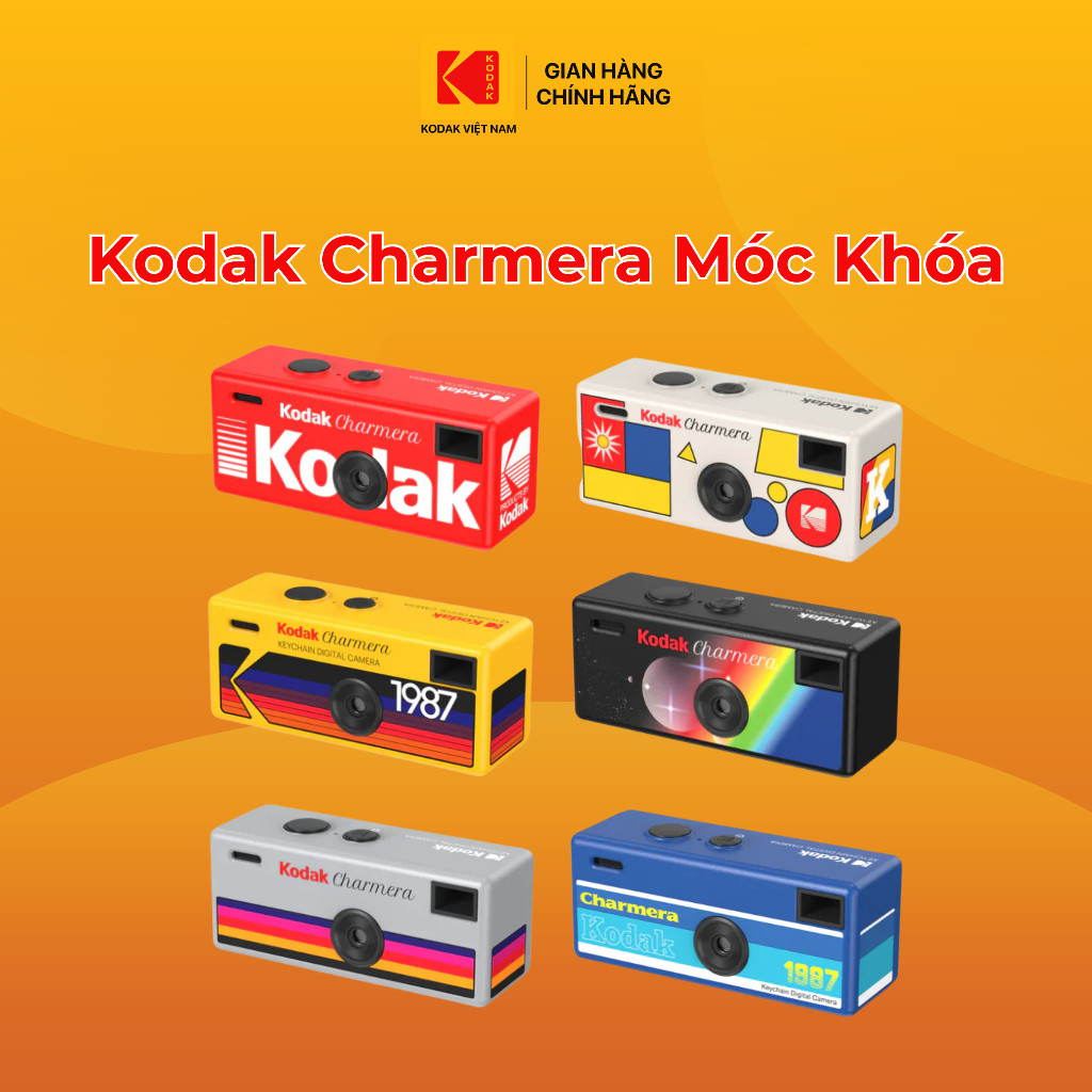 Máy Ảnh Kỹ Thuật Số Kodak Charmera Dạng Móc Khóa Keychain Digital Camera